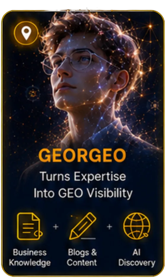 Georgeo, GEO Ally: Turns expertise into GEO visibility